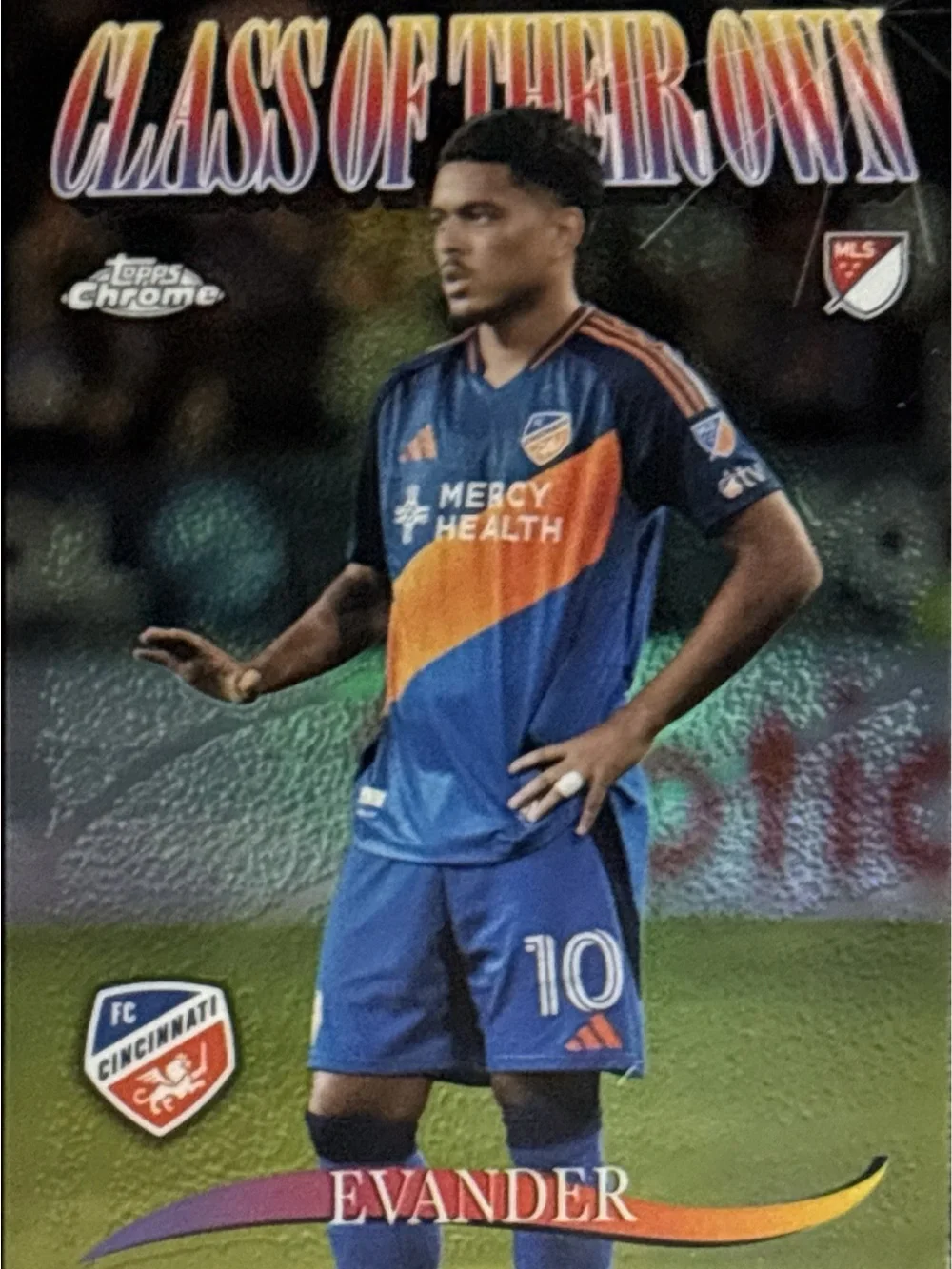 Topps Chrome Evander Soccer Card - Class of their Own
